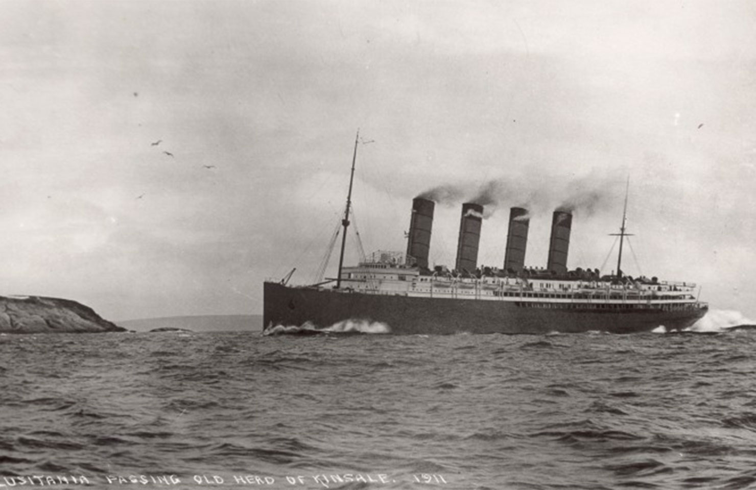 Archive photo of the Lusitania 