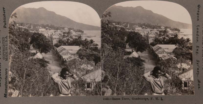 Stereoscope view of the Carribbean