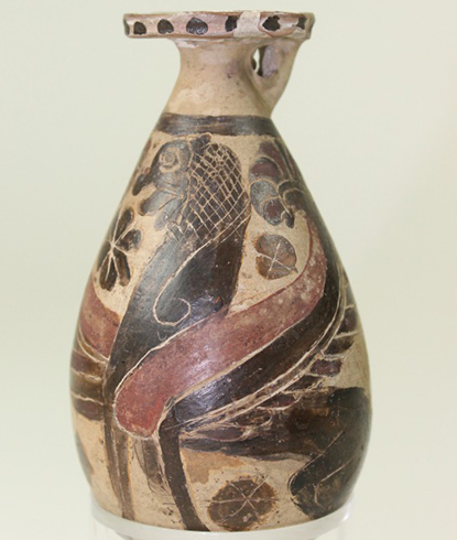 Ancient Greek decorated pot