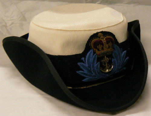 Cap belonging to Chief WRNS Officer, HMS Eaglet, Mis P.G. Stubbs - 1981.730.6