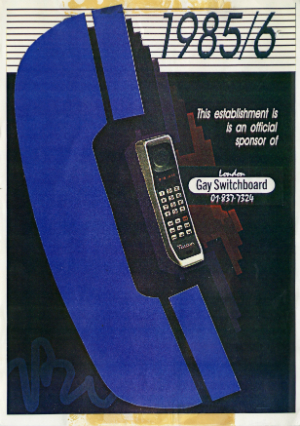 Advert for the Switchboard from 1985