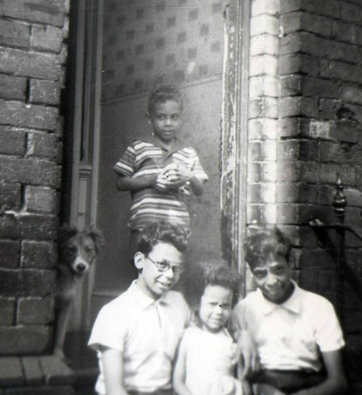 Photo from the early 1960s, Alvin with his siblings. Alvin is on the right.