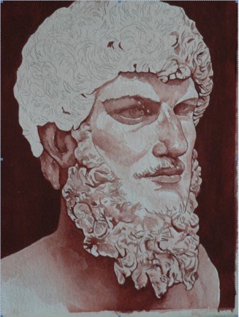 Image of David's painting of the Roman Emperor Lucius Verus
