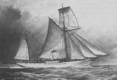 The Niger Expedition ship the Dayspring, built at Lairds in Birkenhead 1857.