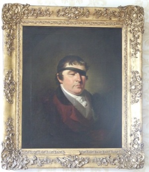 Framed painting of Edward Rushton