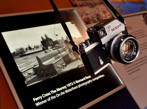 Bernard's Nikon F camera with Kodak Tri-X film that he used to take his winning photograph Â© Bernard Rose