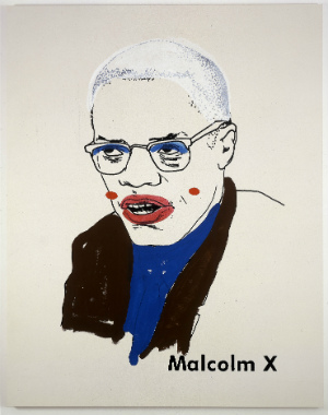 Glenn Ligon - Malcolm X #1 (small version #2) 2003
