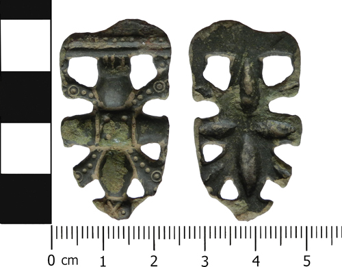 Early Medieval strap end 