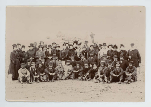 Group photograph of Welsh settlers