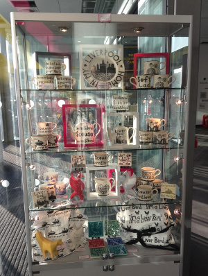 New display cases at Museum of Liverpool shop