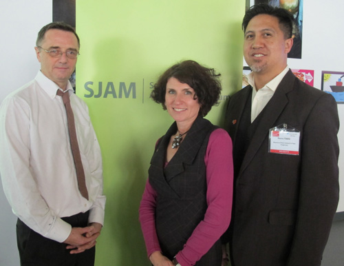 Picture of David Fleming at  the SJAM launch