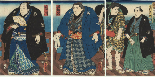 Print of Shiranui Koemon ,the 11th Yokosuna 