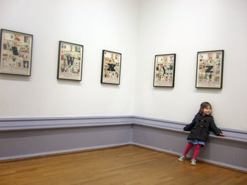 Child in gallery