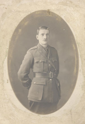 old photo of a soldier in uniform