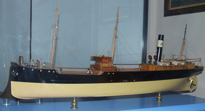 a ship model