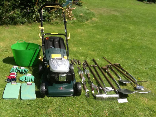 Equipment from Dobbies