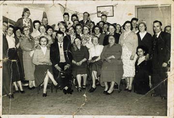 Photograph of people enjoying a party in Stanhope Street