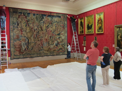 Triumph of Fortitude being rehung