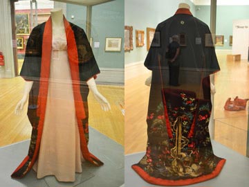 Silk kimono from the early 20th century