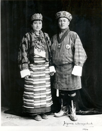 Portrait of King and Queen of Bhutan