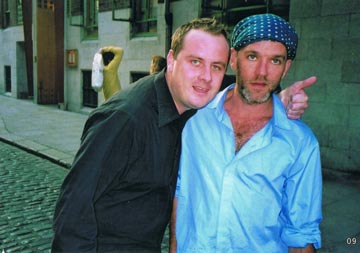 Photograph of Dickie Felton and Michael Stipe