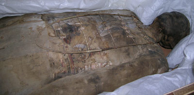 a mummified body 