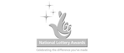 logo with text 'National Lottery Awards. Celebrating the difference you've made'