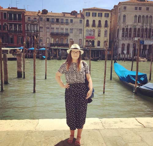Nicola at the Grand Canal in Venice.