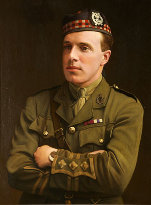 portrait of Captain Noel Chavasse in uniform