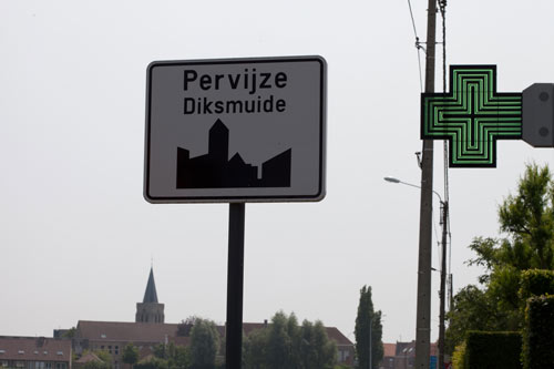Sign for Pervyse village