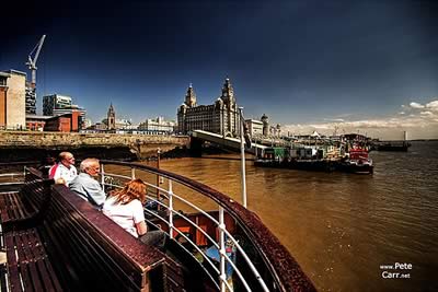 Pete Carr's photo of the Pier Head from the Mersey Ferry