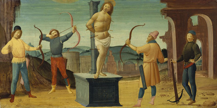 Martyrdom of St. Sebastian by Bartolomeo di Giovanni