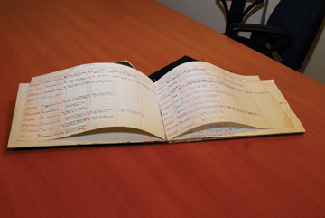 Photo of scouting book