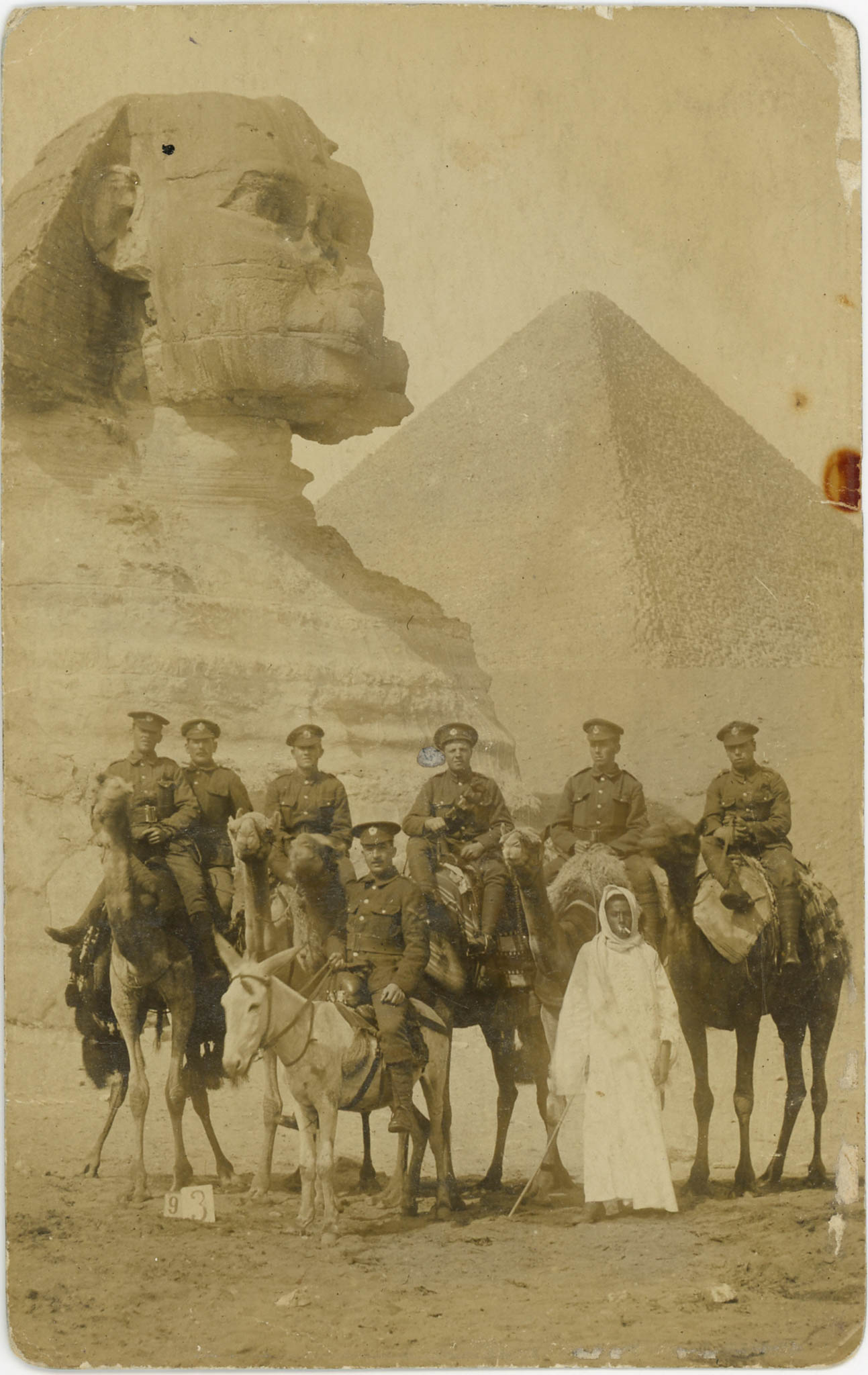 Soldiers on horseback in Egypt