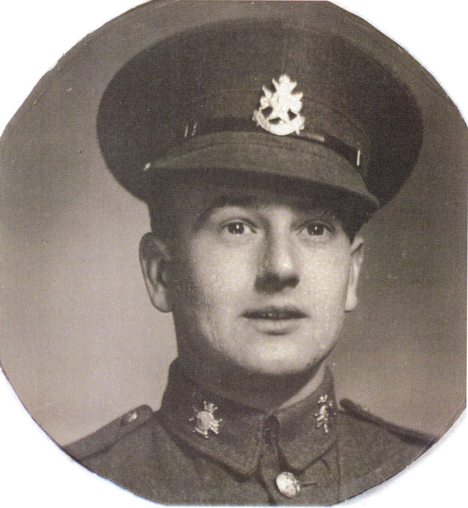 Private Tom Woods in uniform