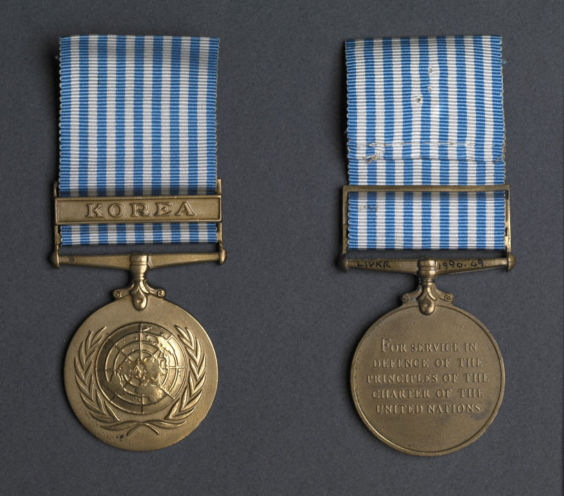 Medal on a ribbon