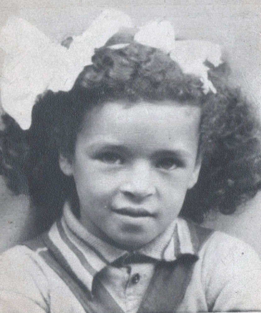 Monica Roberts as a young girl