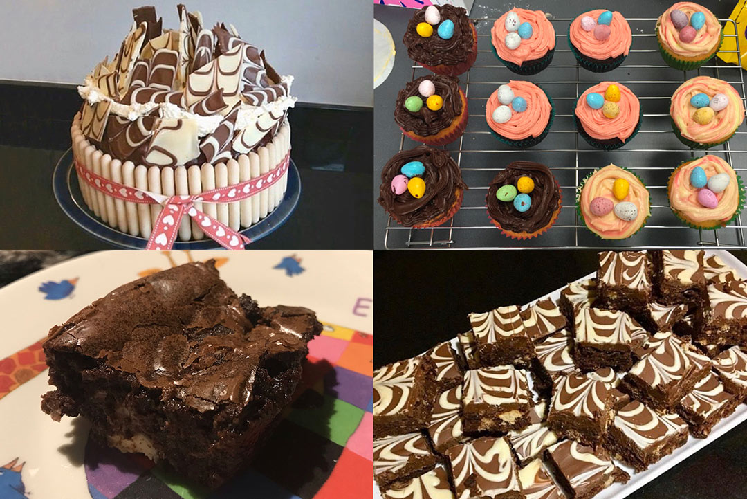 chocolate cakes and brownies