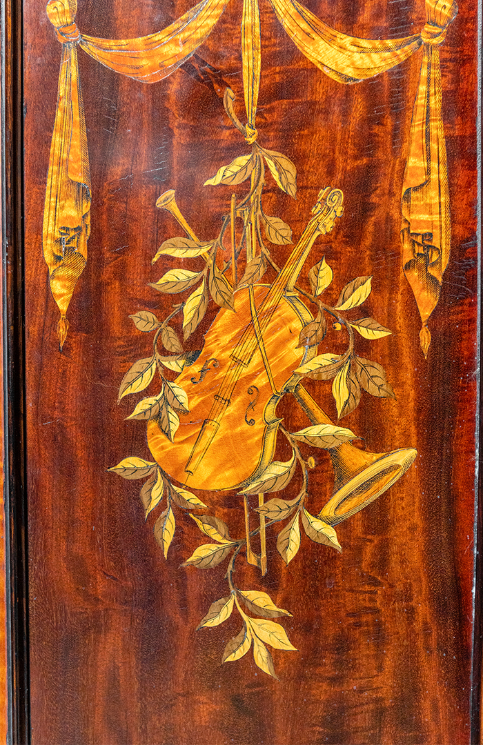 Violin on Marquetry panel